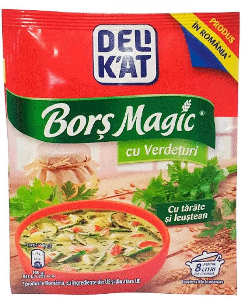 DELIKAT BORS MAGICO FINAS HIERBAS 65G/14