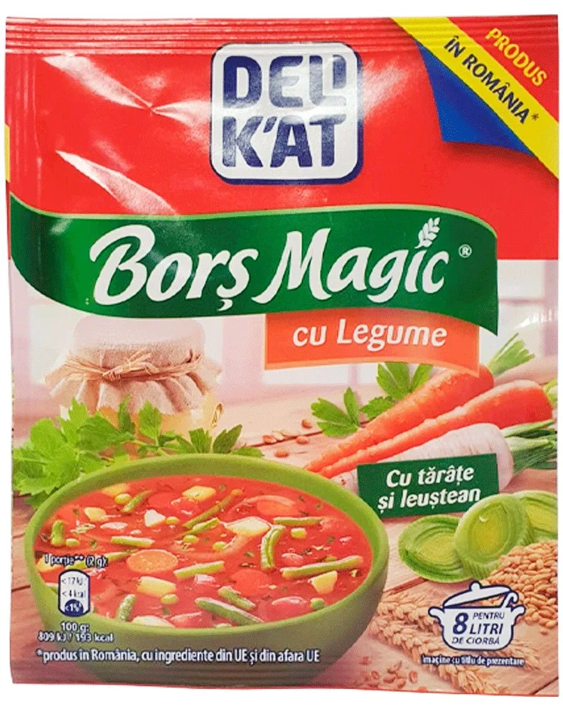 DELIKAT BORS MAGICO VERDURAS 65G/14