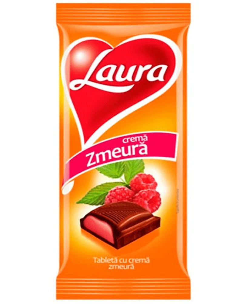 KANDIA LAURA CHOCOLATE FRAMBUESA 92G/20