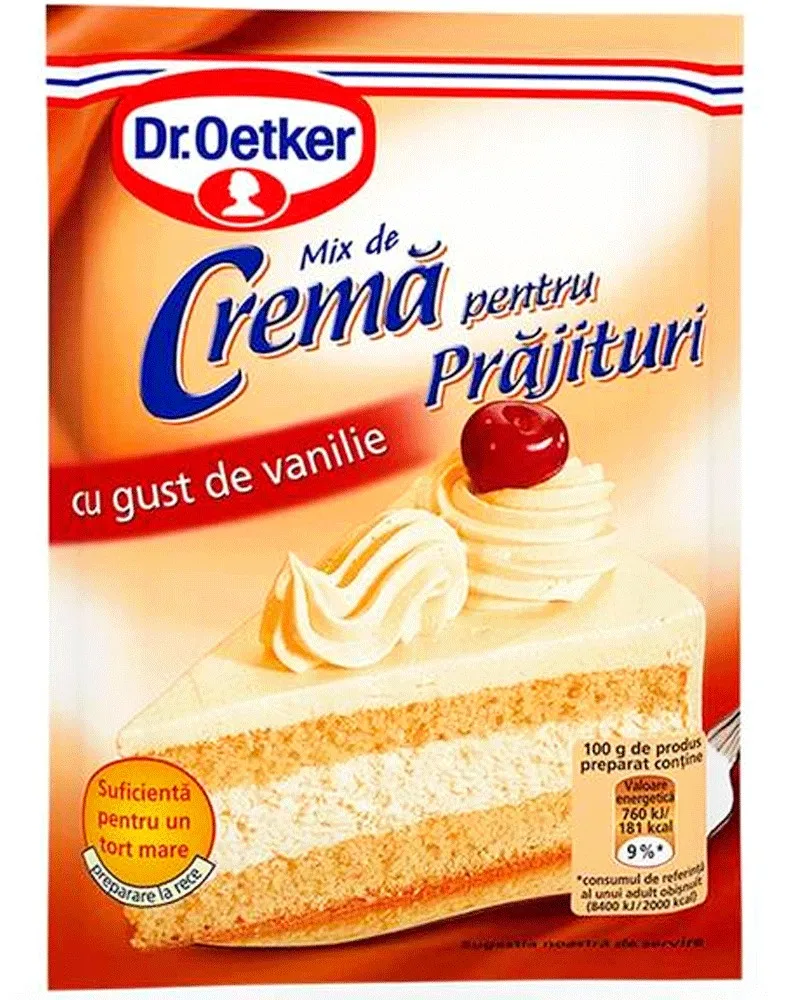 DR.OETKER CREMA VAINILLA 50G/30