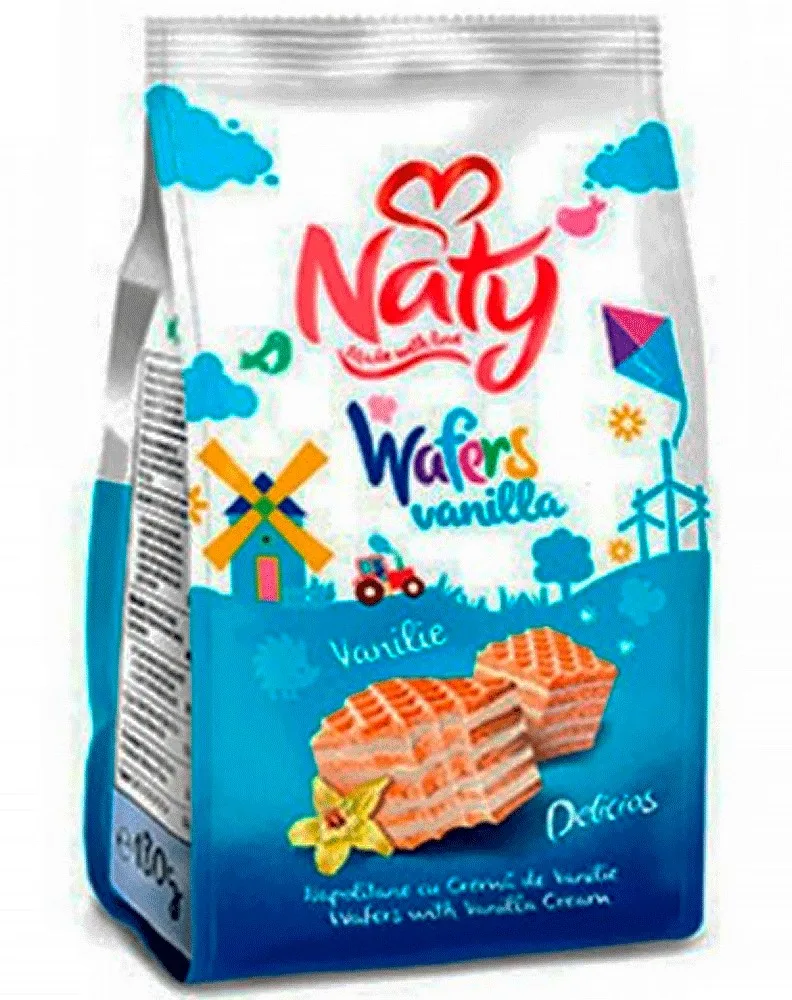 NATY BARQUILLOS VAINILLA 140G/9