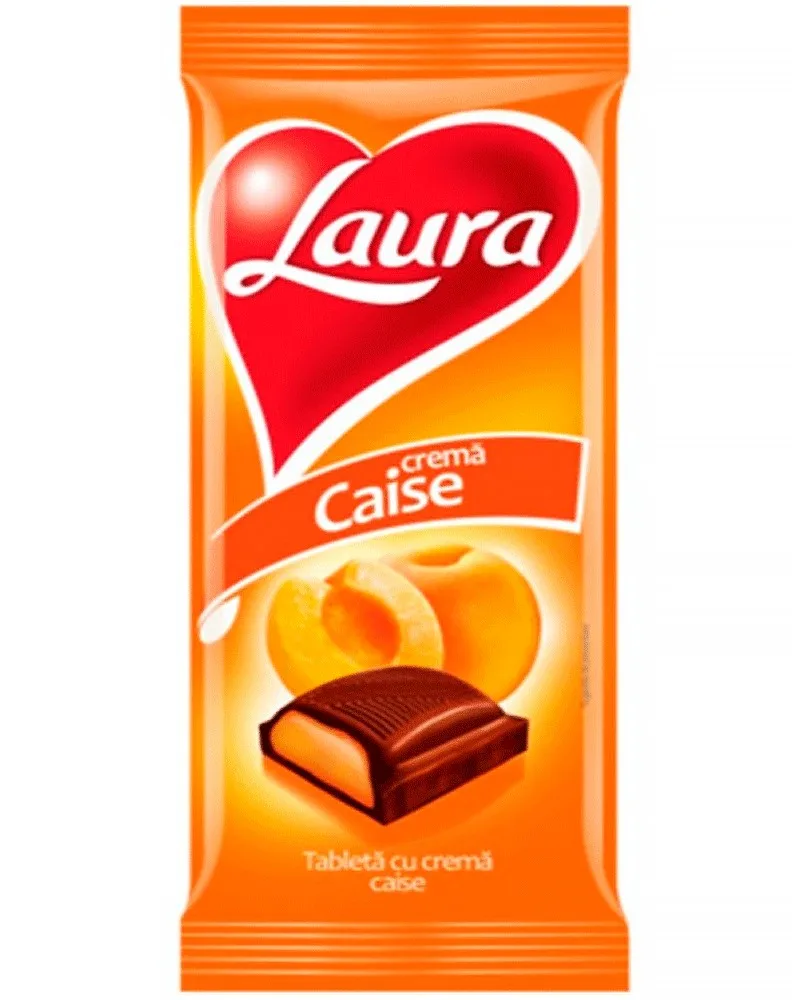 KANDIA LAURA CHOCOLATE ALBARICOQUE 95G/20