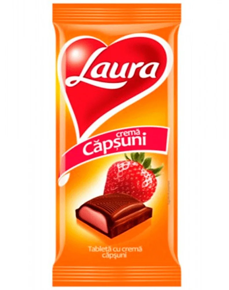 KANDIA LAURA CHOCOLATE FRESA 92G/20