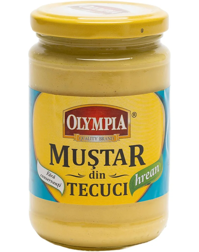 OLYMPIA MOSTAZA CON RÁBANO PICANTE TECUCI 314G/6