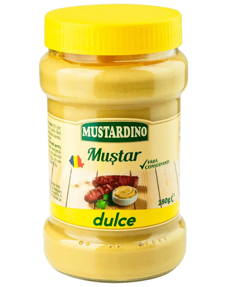 MUSTARDINO MOSTAZA DULCE 280G/12