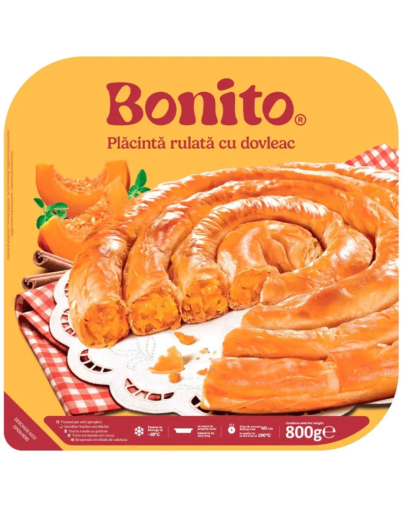 TIPTOP HOJALDRE CALABAZA 800G/6