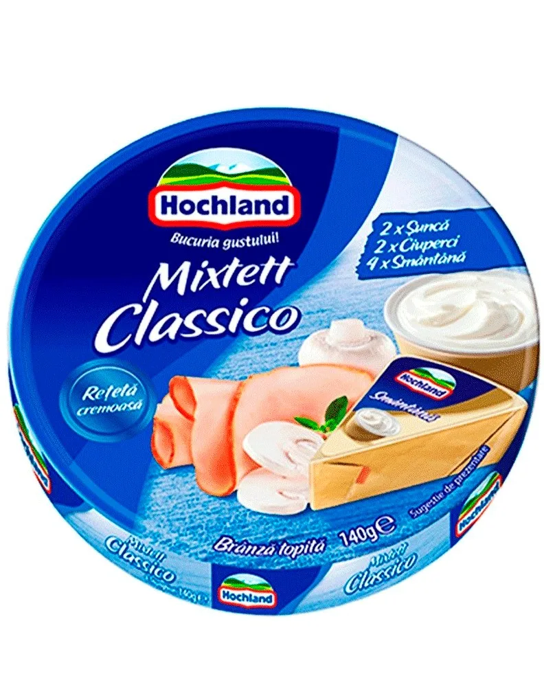 HOCHLAND QUESO FUNDIDO PORCIONES MIX 140G/32