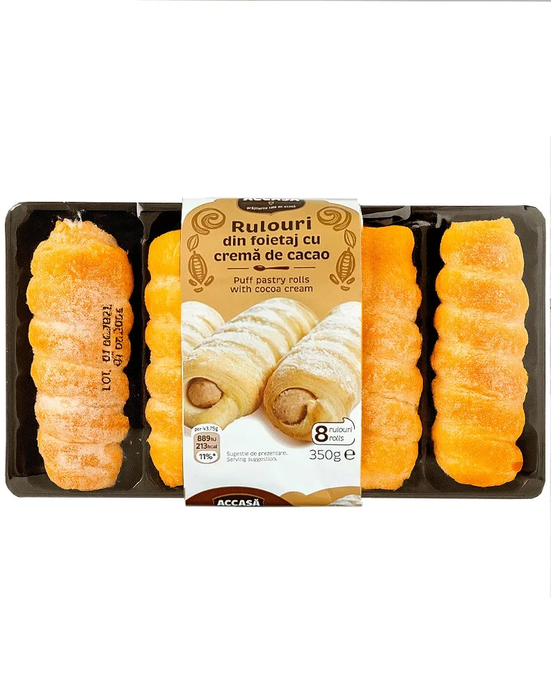 ACCASA ROLLITO CREMA CHOCOLATE 350G/6