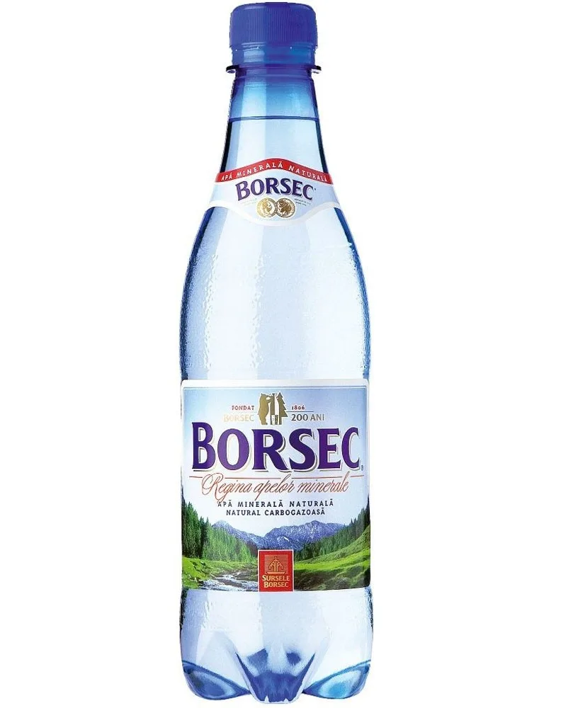 BORSEC AGUA MINERAL CON GAS 0.5L/12
