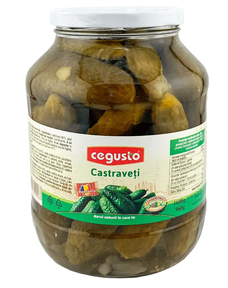 CONSERVFRUCT PEPINILLOS VINAGRE 1600G/4