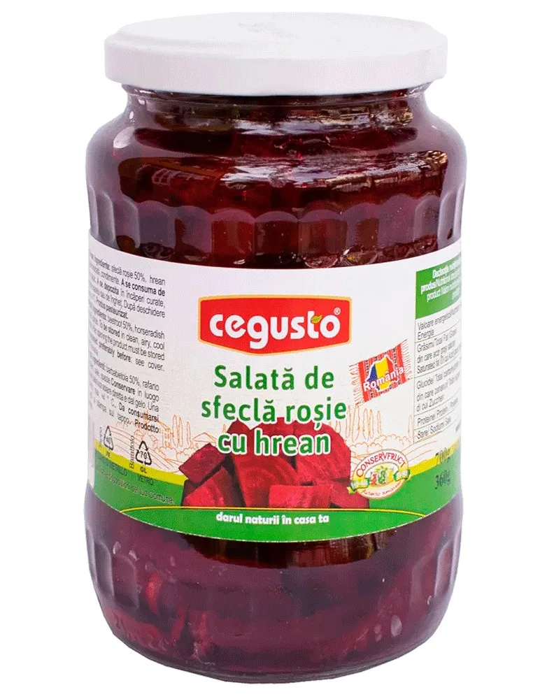CONSERVFRUCT ENSALADA REMOLACHA-RÁBANO 700G/6