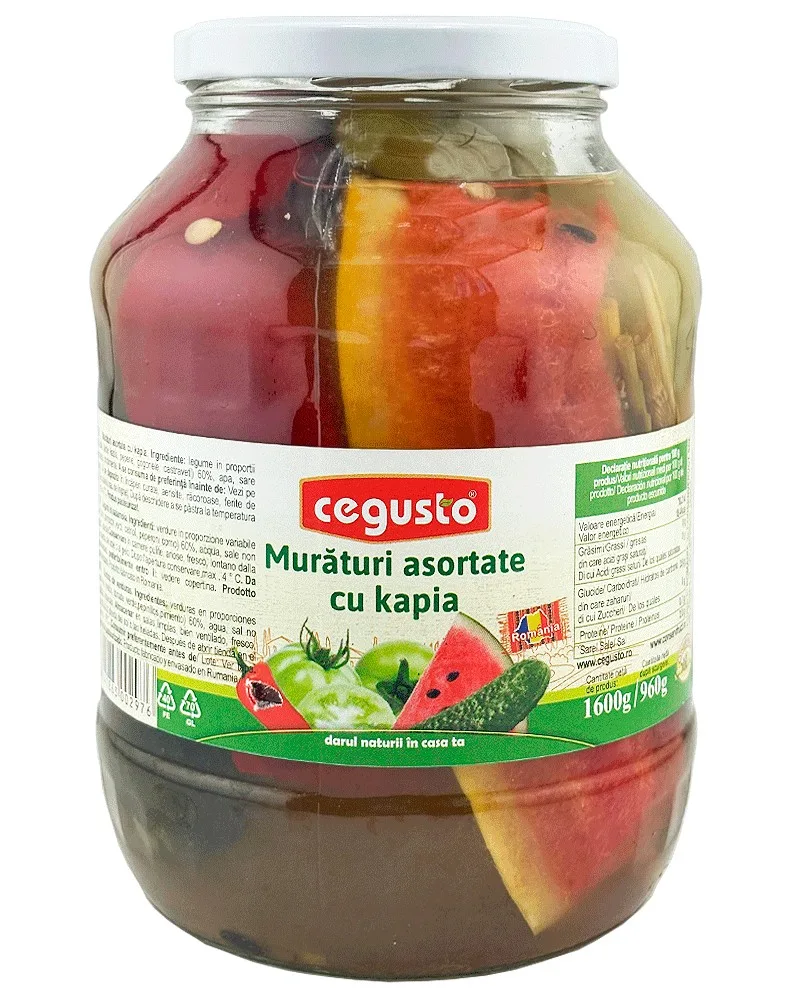 CONSERVFRUCT ENCURTIDOS VARIADOS 1600ML/4