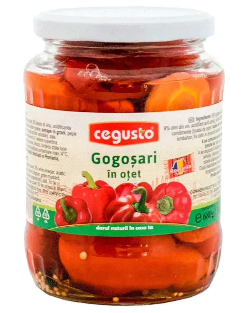 CONSERVFRUCT PIMIENTOS VINAGRE 680G/6