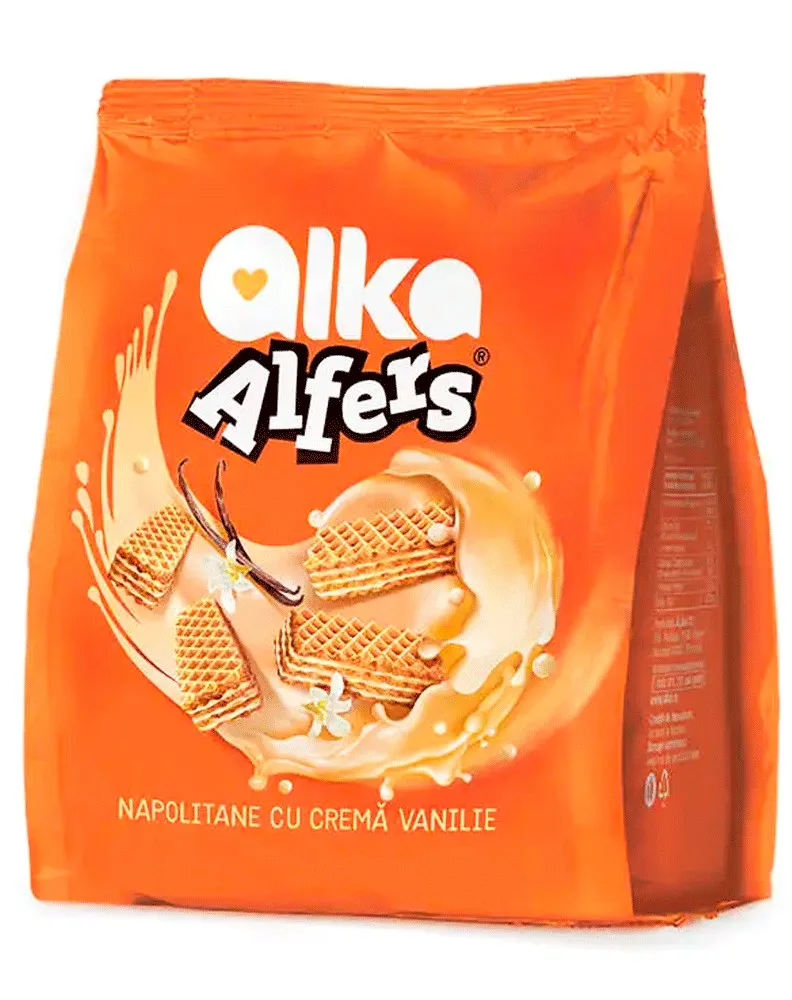 ALKA ALFERS BARQUILLOS VAINILLA 180G/10