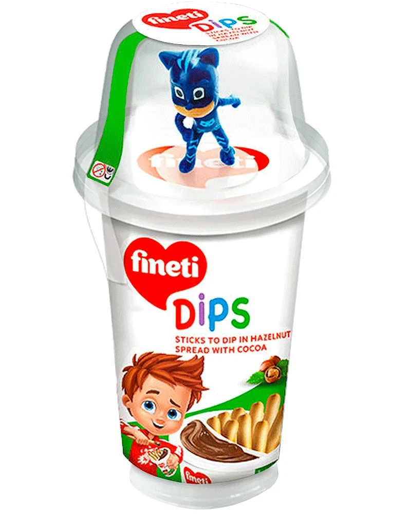7DAYS FINETI BARQUILLOS & CREMA AVELLANA 45G/8