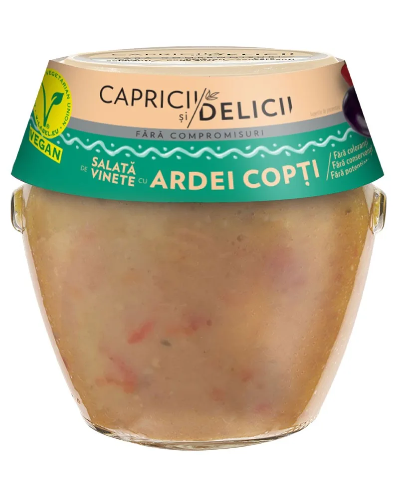 CAPRICII SALATA VINETE-ARDEI COPTI 300G/6