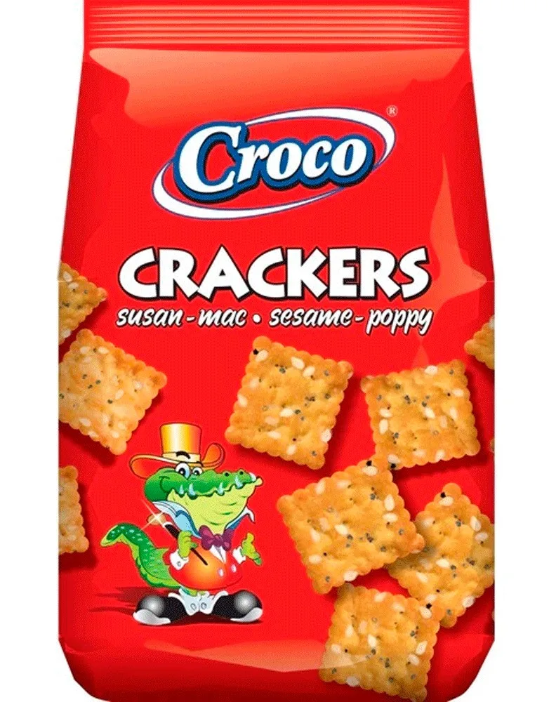 CROCO CRACKERS SÉSAMO-AMAPOLA 100G/12