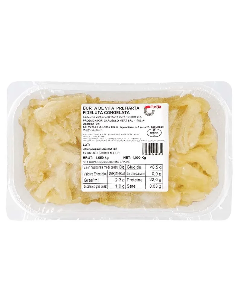 CRISTIM TRIPA VACA EN TIRAS - TÁPER 1KG/6