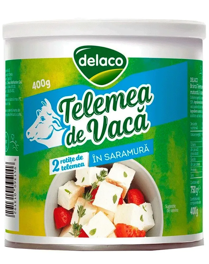 DELACO QUESO SALADO VACA CAJA  400G/6