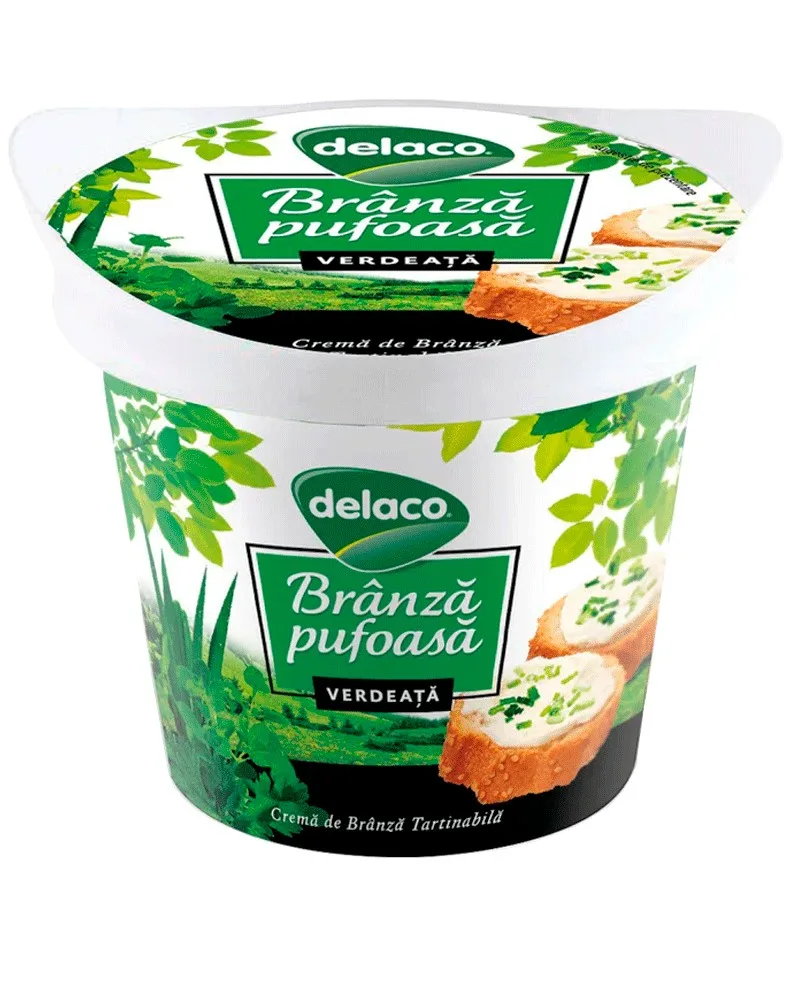 DELACO QUESO ESPONJOSO FINAS HIERBAS 140G/8