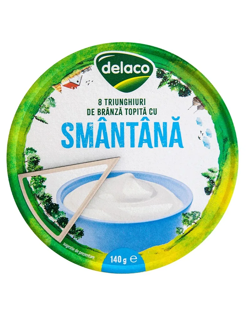 DELACO QUESO FUNDIDO PORCIONES NATA 140G/24