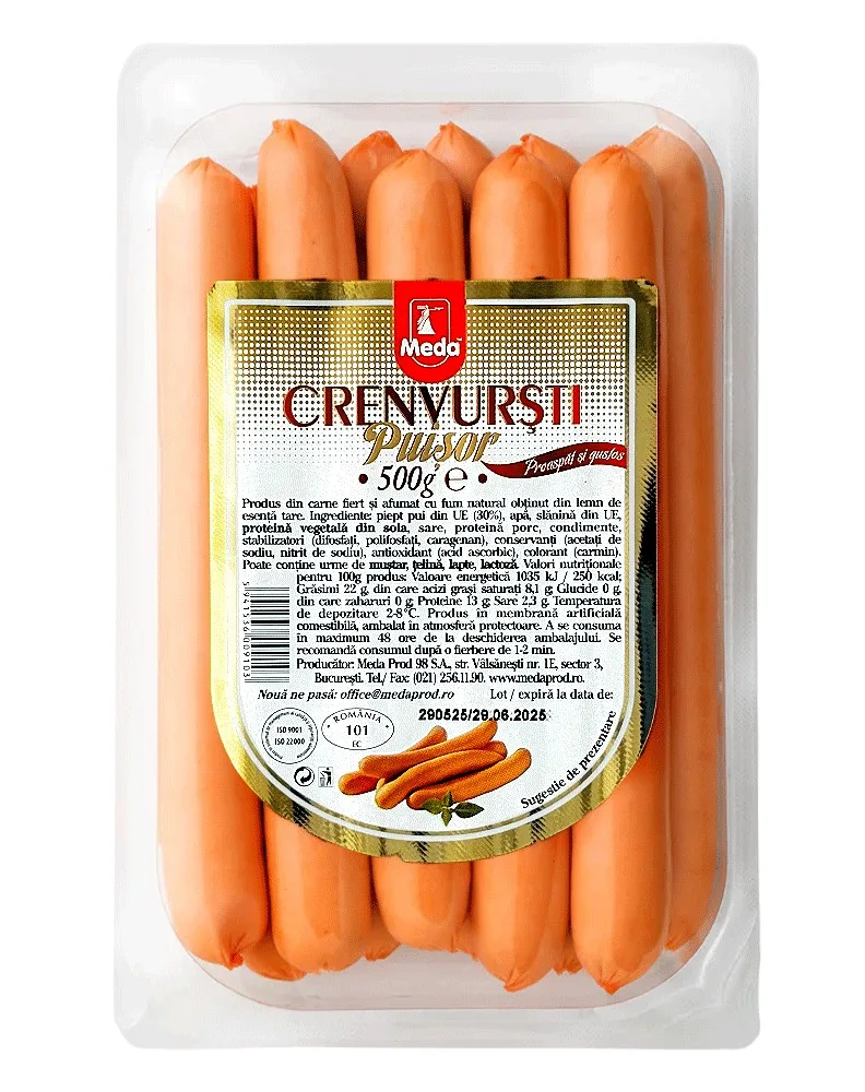 MEDA CREMWURSTI PUISOR 500G