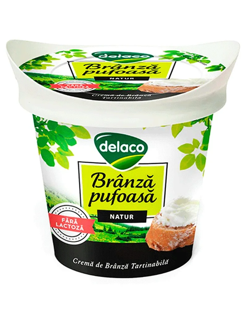 DELACO QUESO ESPONJOSO NATUR 140G/8