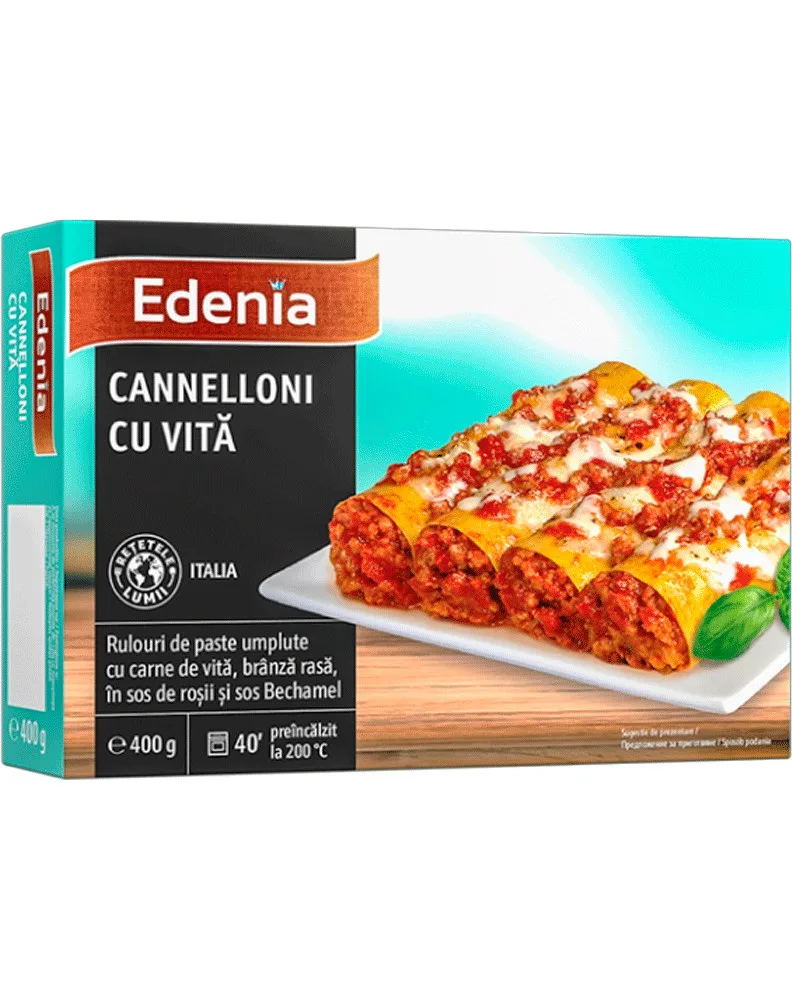 EDENIA CANELONES DE TERNERA 400G/12