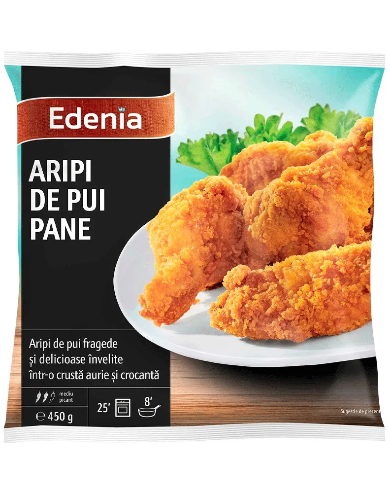 EDENIA ALITAS POLLO REBOZADAS 450G/10
