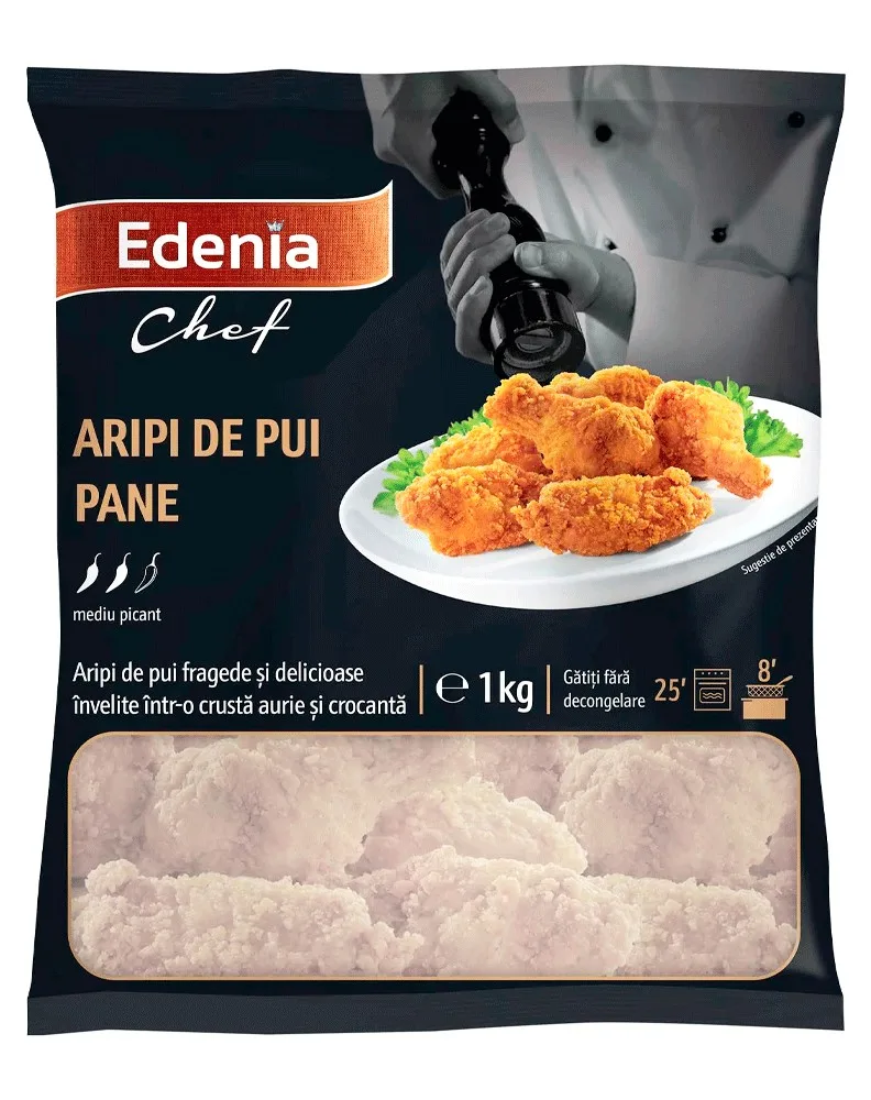 EDENIA ALITAS POLLO REBOZADAS CHEF 1KG/5