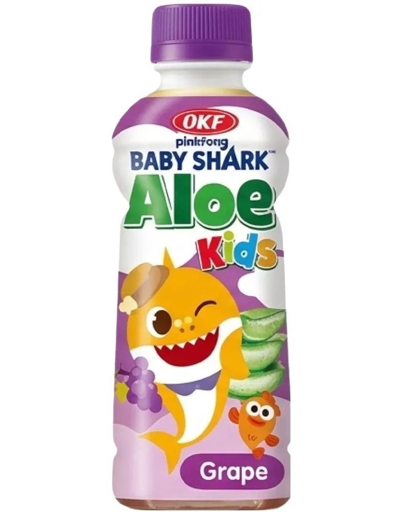 OKF BABYSHARK KIDS ALOE VERA UVA 240ML/24