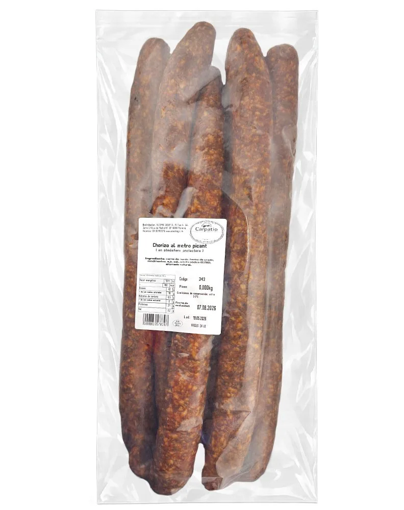 CARPATIO PALCSO CHORIZO AL METRO PICANTE