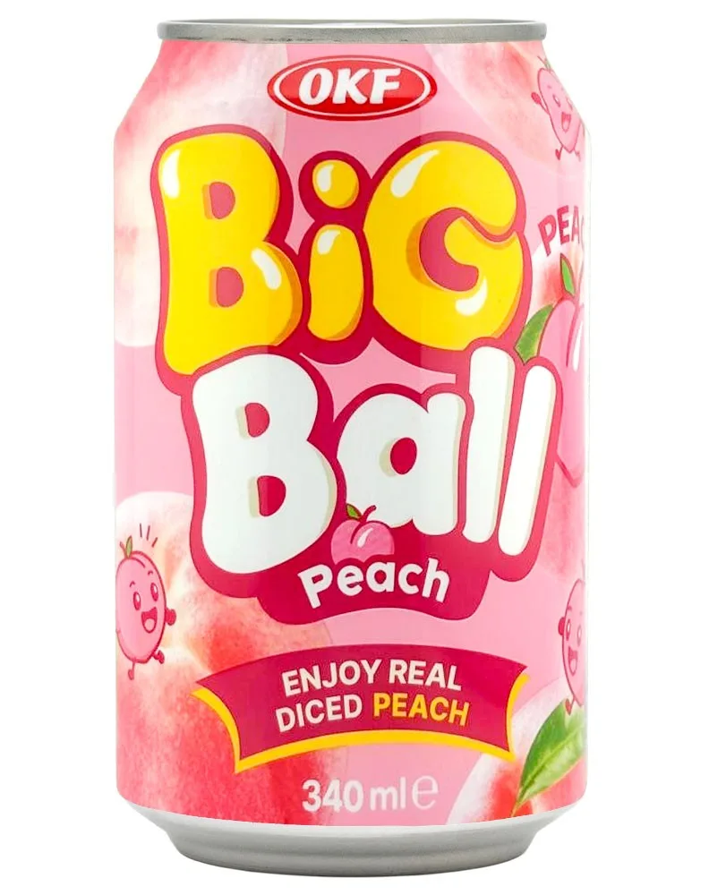 OKF BIG BALL MELOCOTÓN 340ML/20