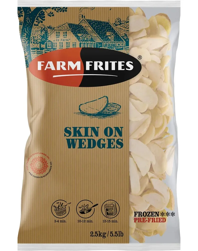 EDENIA PATATAS PIEL WEDGES 2.5KG/4