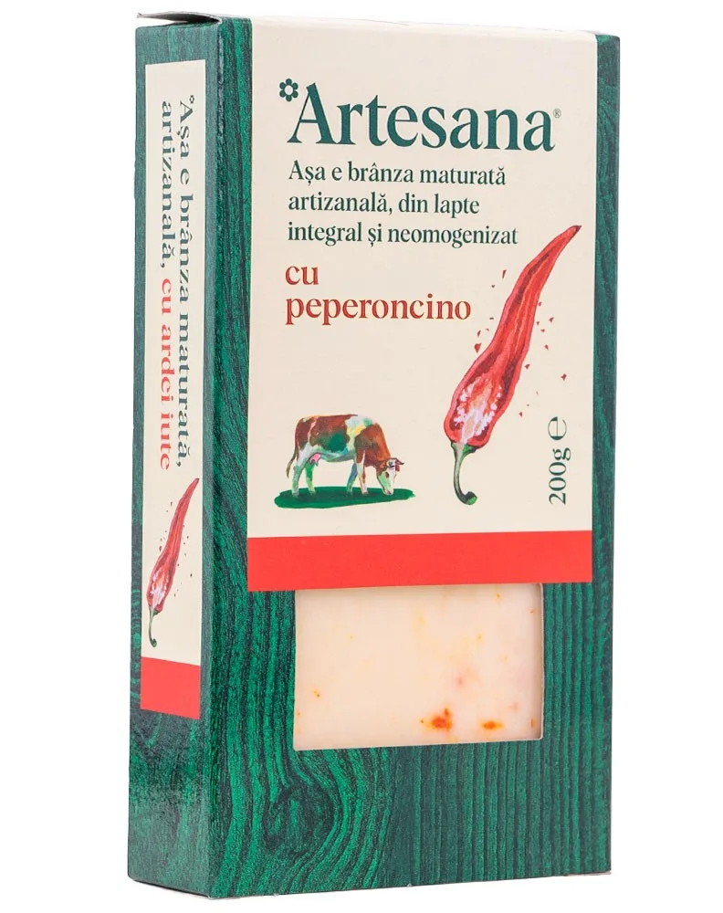 ARTESANA QUESO MADURADO VACA PEPERONCINO 200G/10