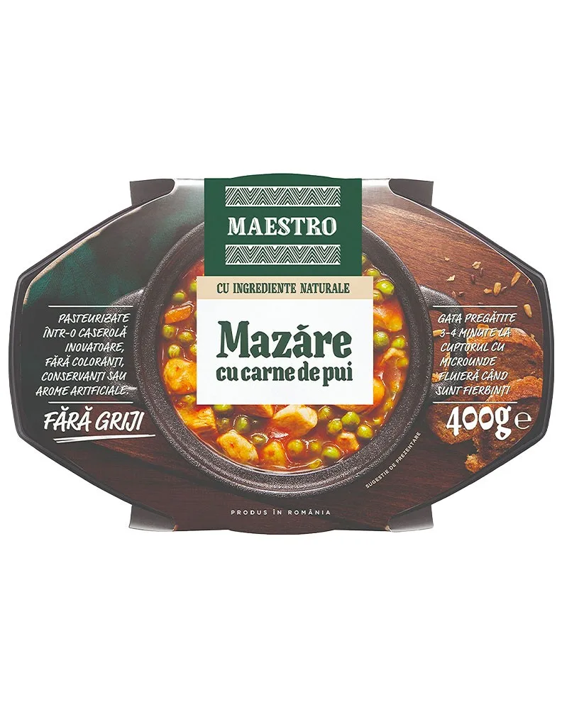 CAROLI MAESTRO GUISANTES CARNE POLLO 350G/6