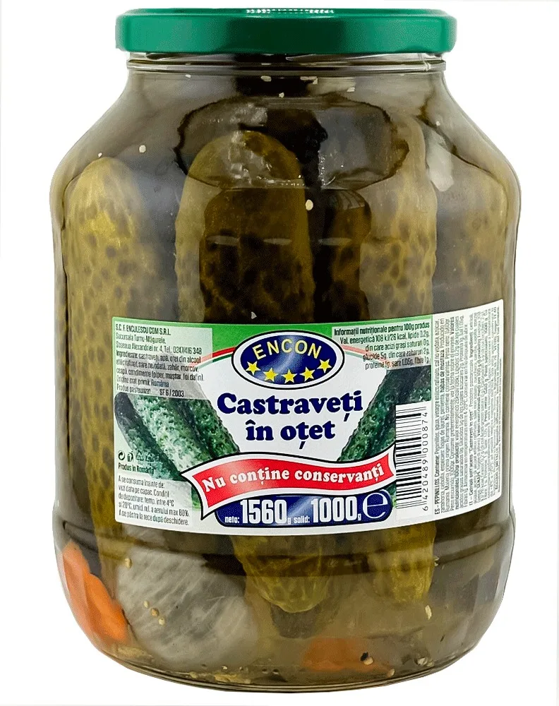 ENCON PEPINILLOS VINAGRE 1700G/4