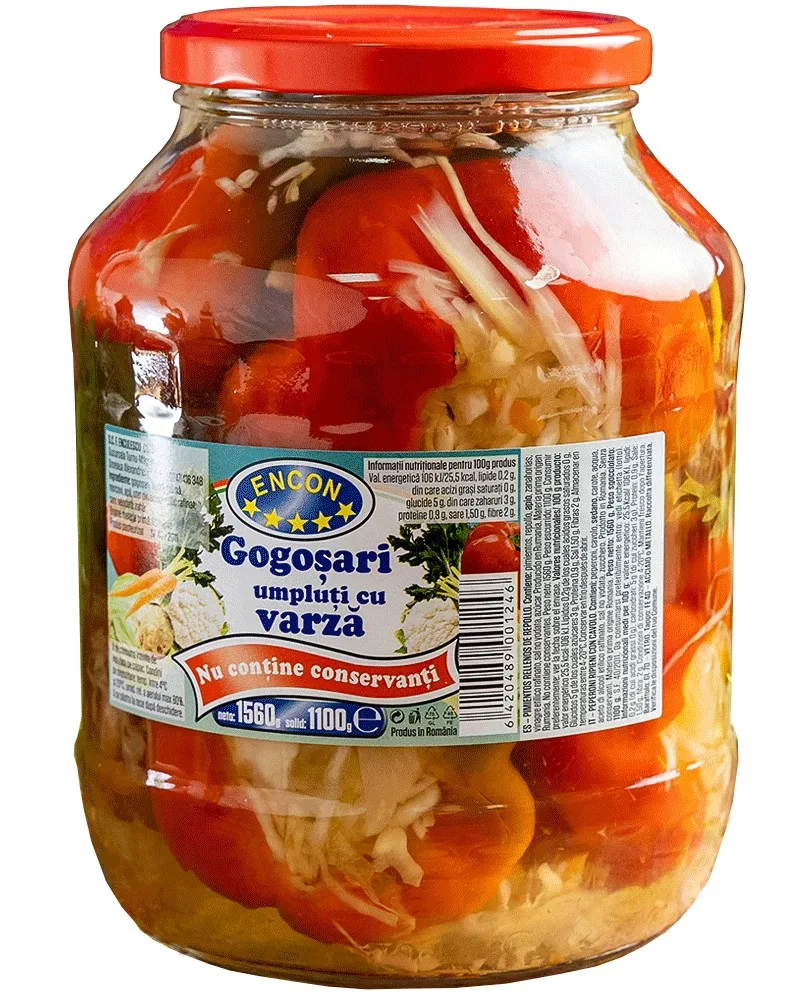 ENCON PIMIENTOS RELLENOS REPOLLO 1700G/4