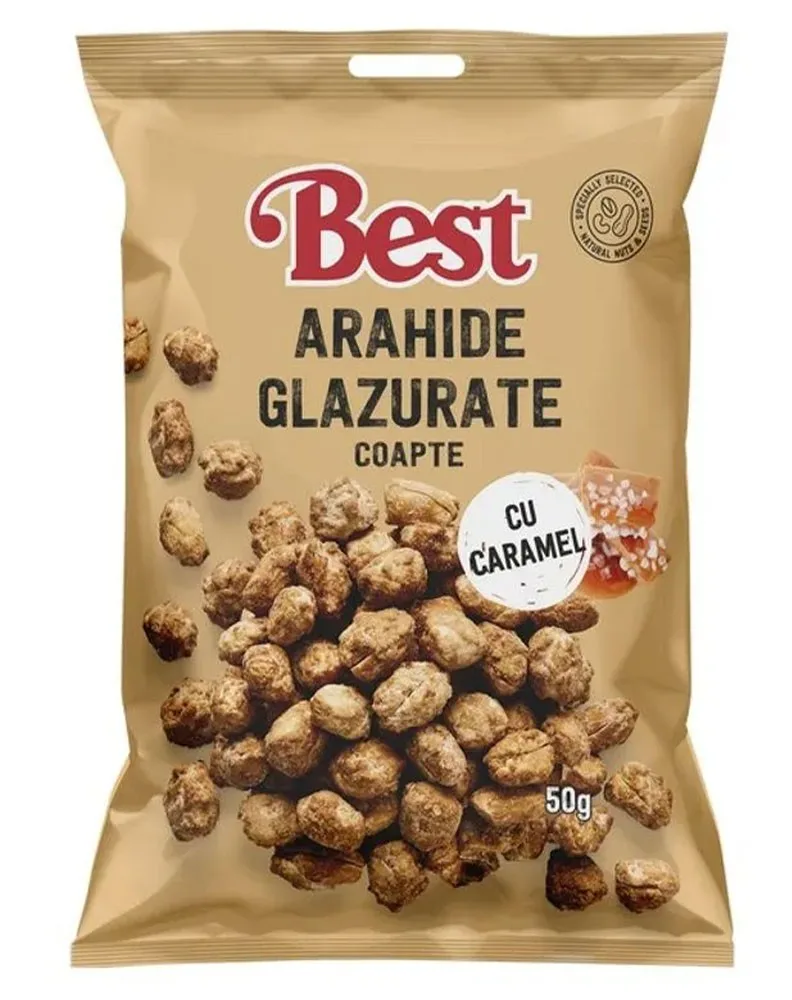 BEST CACAHUETES CARAMELO 50G/18