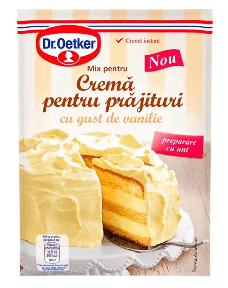 DR.OETKER CREMA VAINILLA-MANTEQUILLA 140G/12