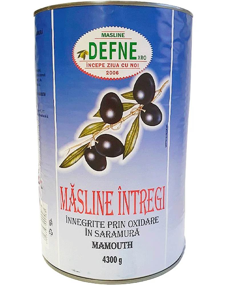 DEFNE ACEITUNAS NEGRAS MAMOUTH (101-110) 2.5KG