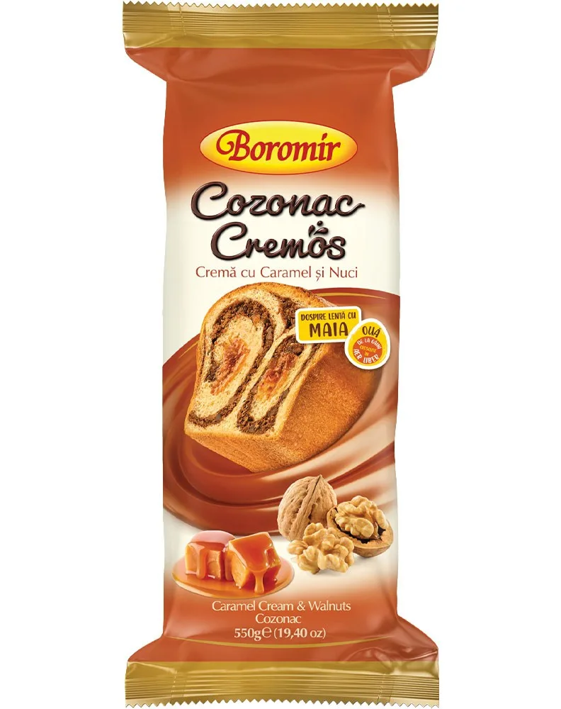BOROMIR BIZCOCHO CARAMELO-NUECES 550G/9