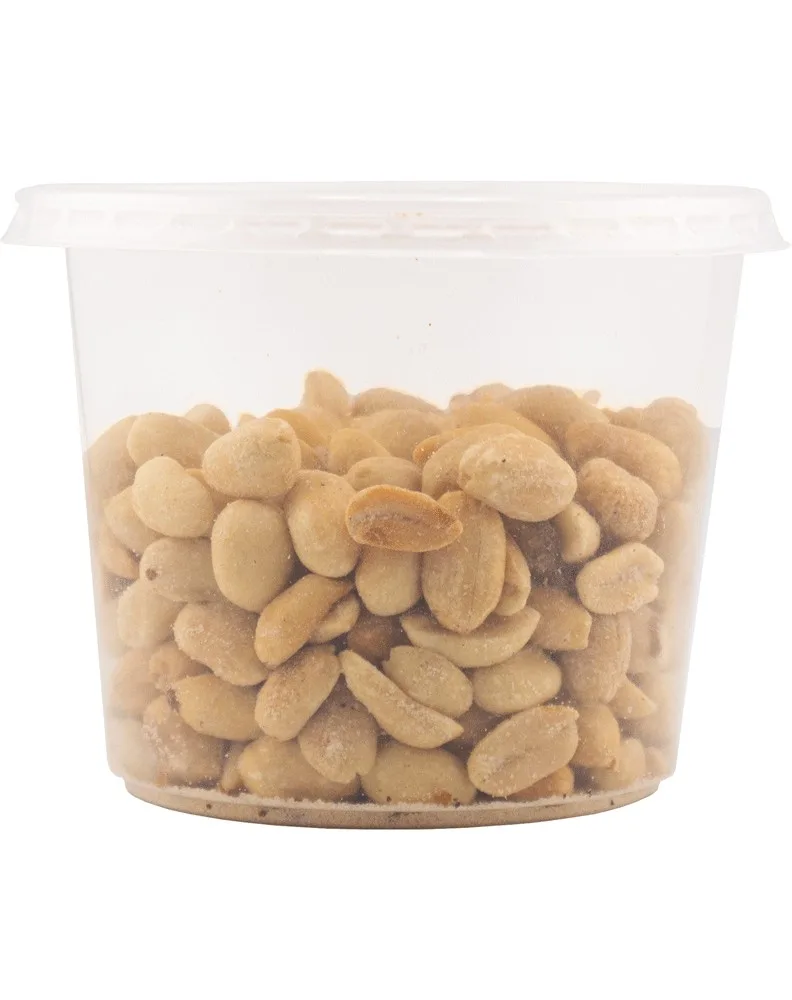 ANDREAS CACAHUETES SIN PIEL TOSTADOS SALADOS VASO 180G/12
