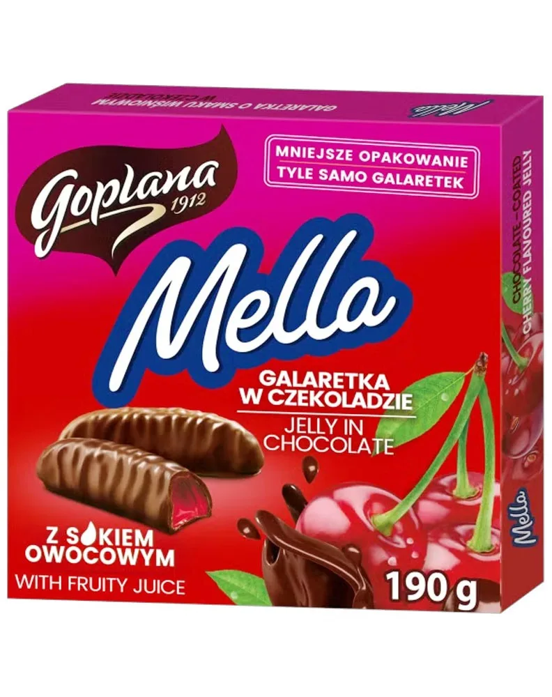COLIAN MELLA BOMB. GELATINA GLASEADOS CEREZA 190G/24