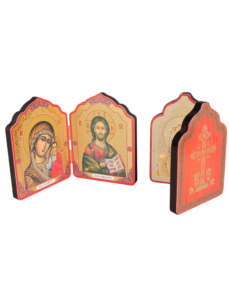 ART ICONO RELIGIOSO DÍPTICO 17*10.5