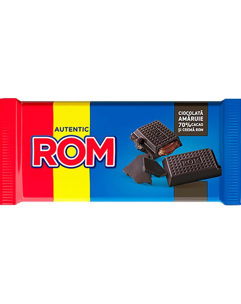 KANDIA ROM TABLETA CHOCOLATE AMARGO-RON 88G/24