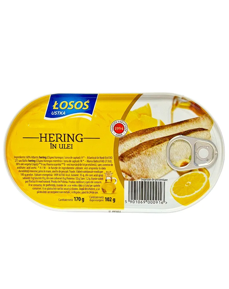 LOSOS ARENQUE ACEITE 170G/16