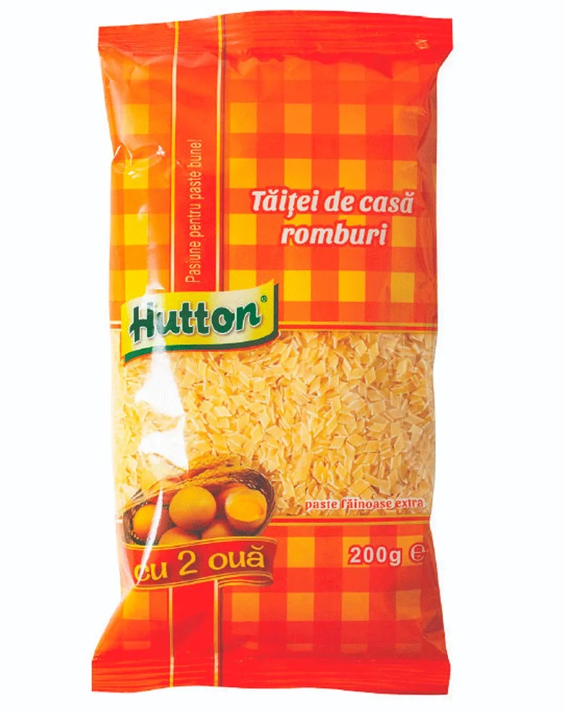 HUTTON PASTA CASERA ROMBOS 2 HUEVOS 200G/20
