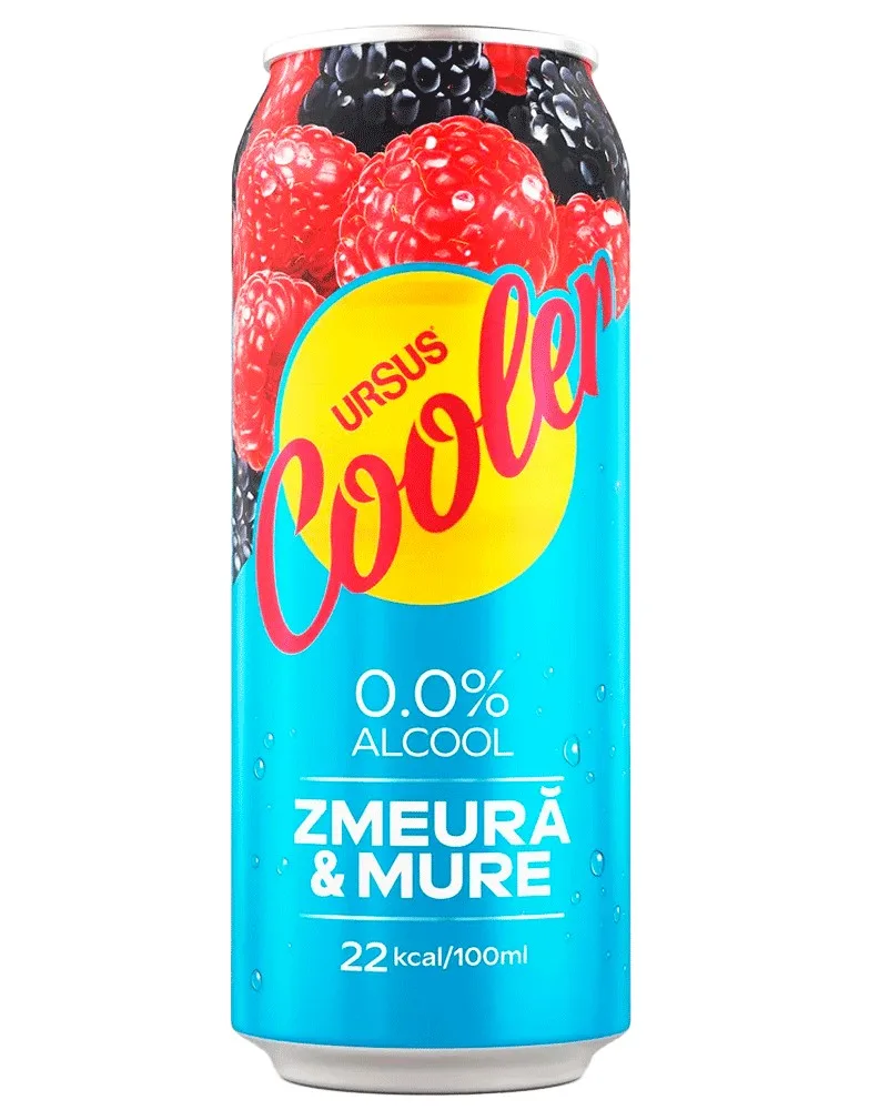 CERVEZA URSUS COOLER FRAMBUESA-MORA N/A LATA 0.5L/24