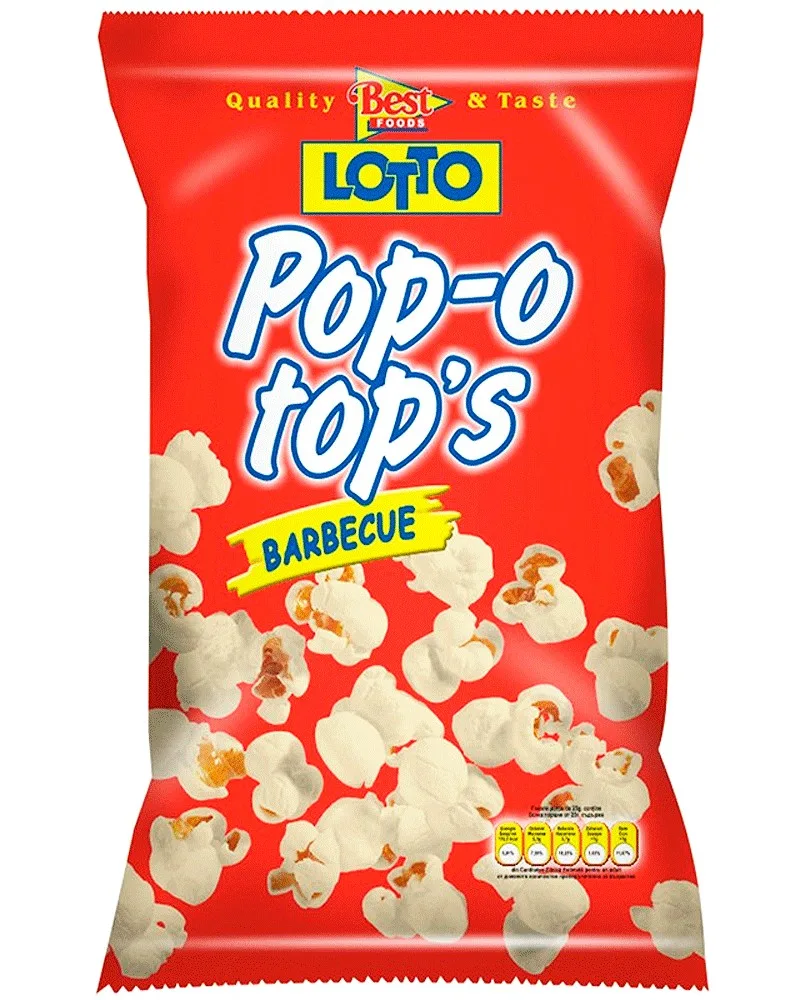 LOTTO POP-O TOP´S PALOMITAS BARBACOA 75G/18